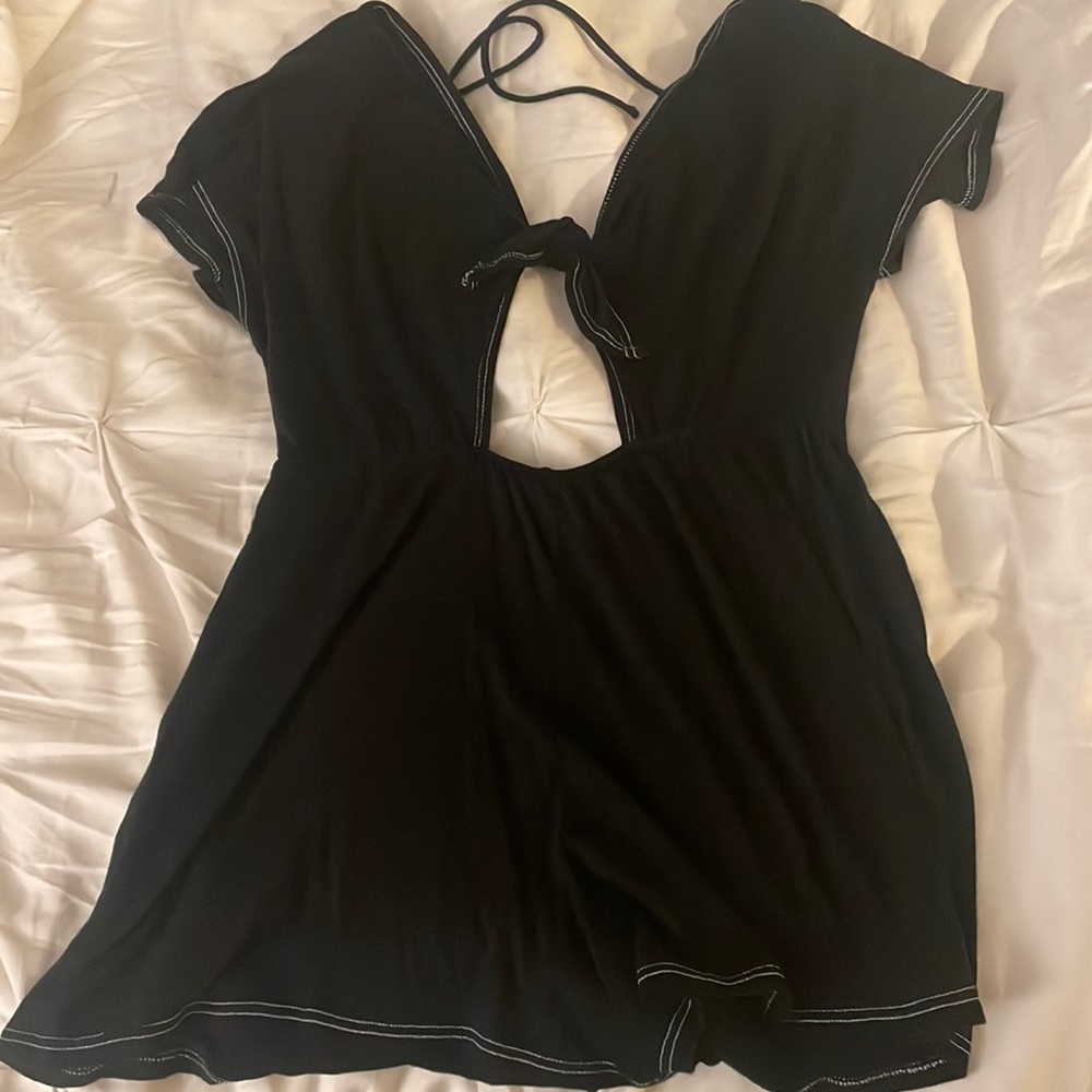 Black top shop bathing suit cover up